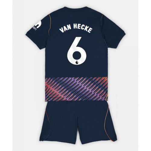 Tottenham Hotspur Jan Paul van Hecke #6 Replika Bortatröja Barn 2026-27 Kortärmad (+ Korta byxor)